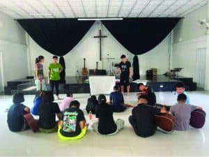 Victory students teach youth