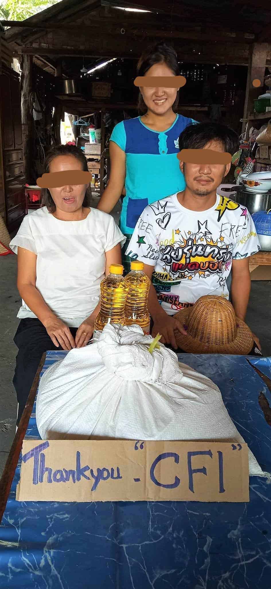 CFI gets food to Christians who scattered after church bombing.