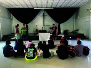 Victory students teach youth